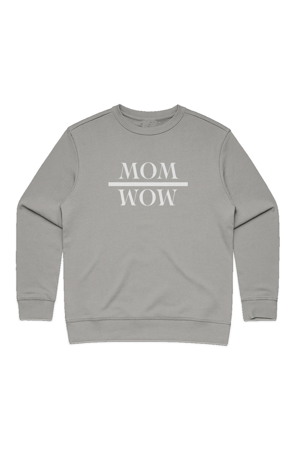 Wow Mom luxe women's sweatshirt - storm