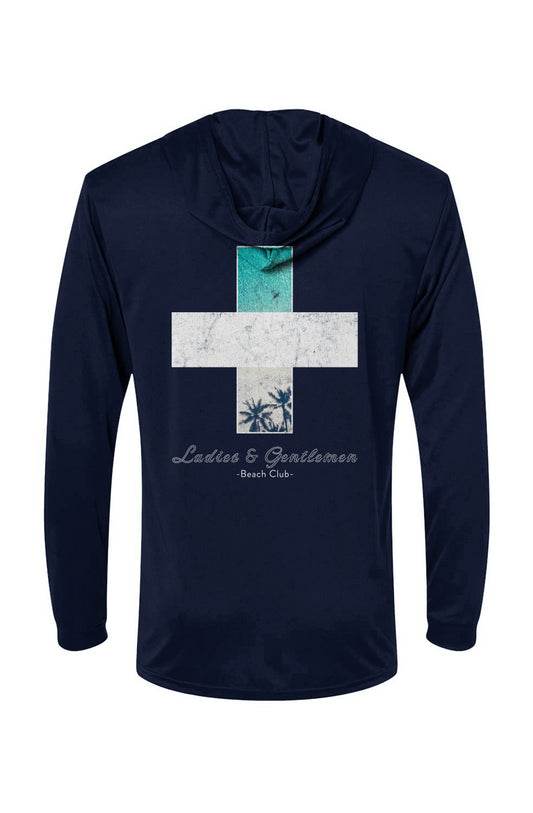 Ladies & Gents Beach Club | Hooded Long Sleeve UPF-50 Shirt